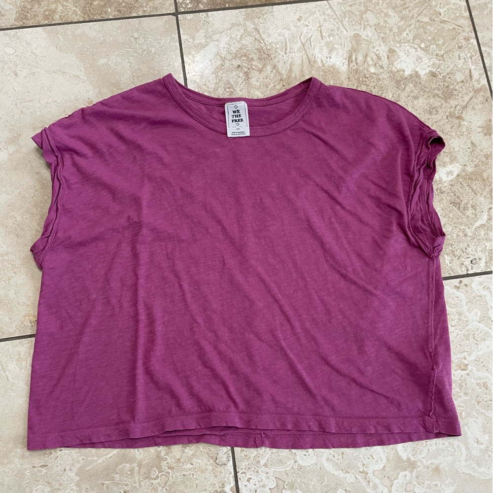 Free People Cropped Tee